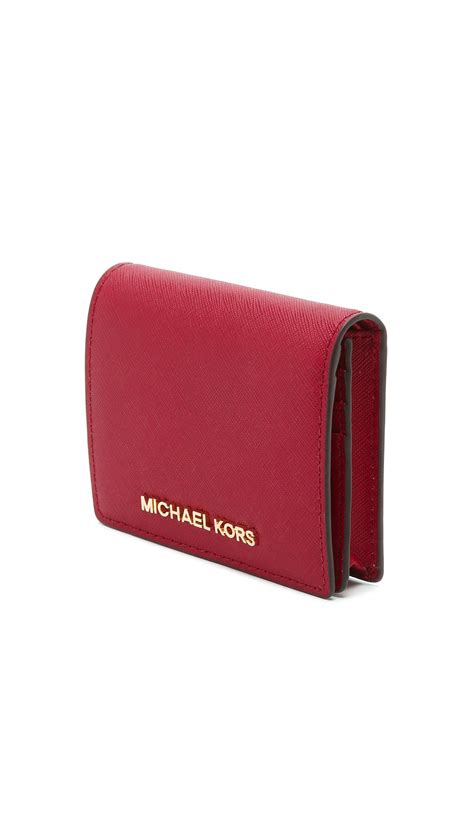 big wallets michael kors|Michael Kors dark cherry wallet.